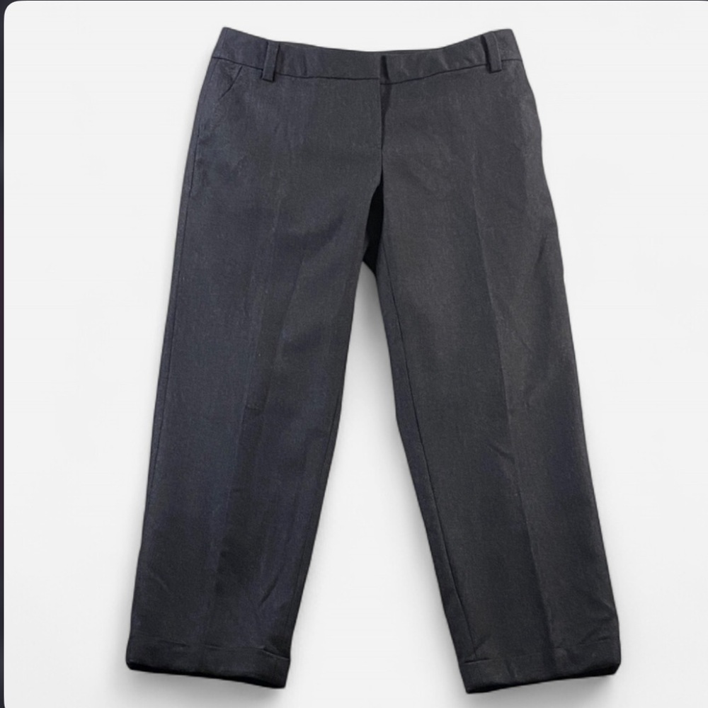 Garnet Hill Women’s Wool Blend Dress Pants Gray Size 8